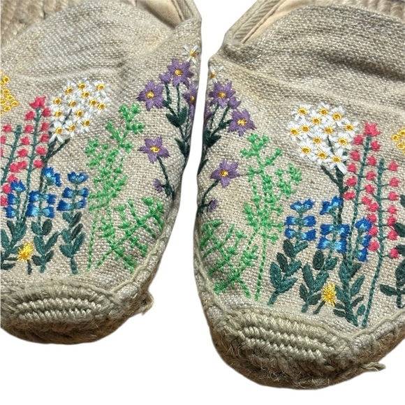 Anthropologie Soludos Wildflower Mules in Light Sand size 9.5 - Picture 8 of 9